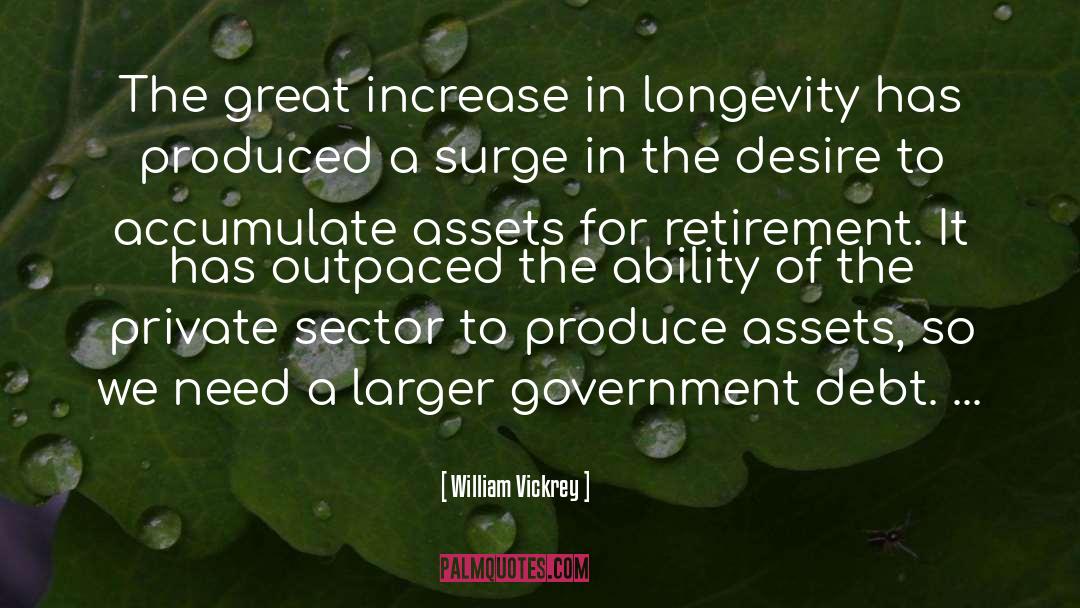 Longevity quotes by William Vickrey