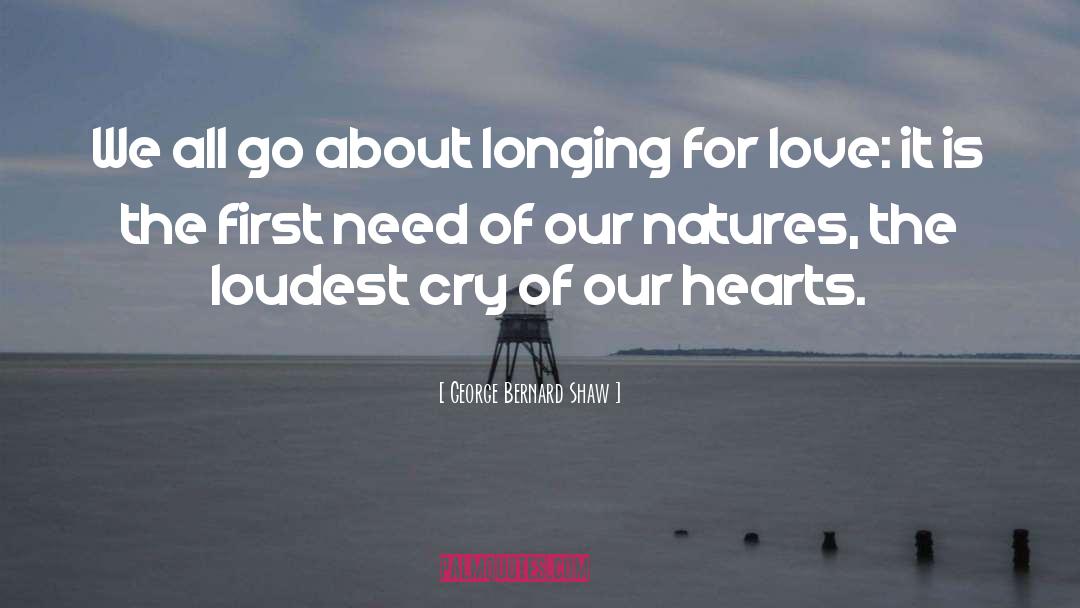 Longing For Love quotes by George Bernard Shaw