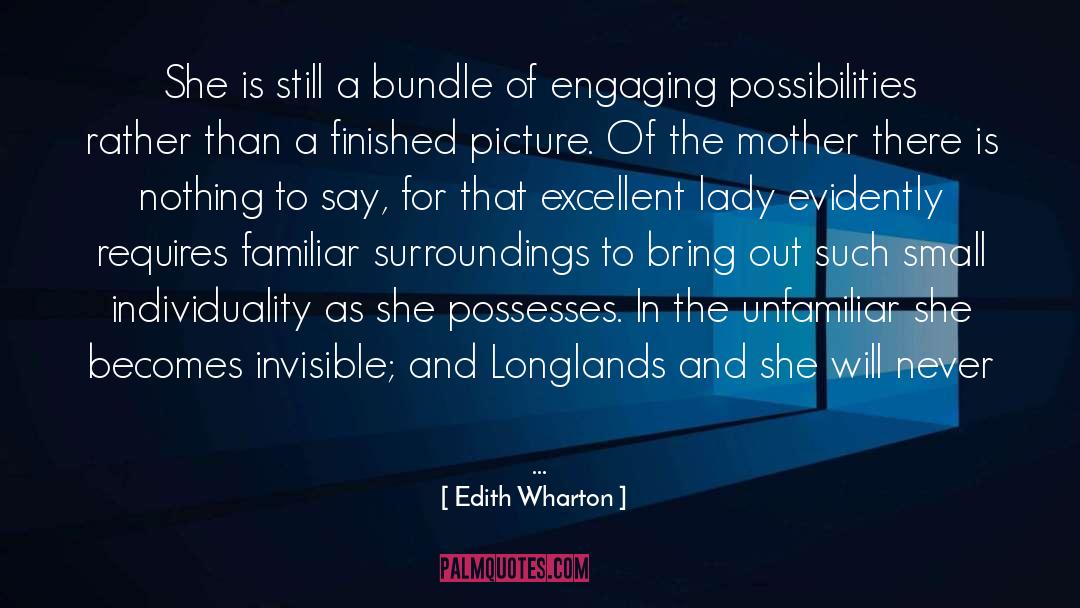 Longlands Cartmel quotes by Edith Wharton