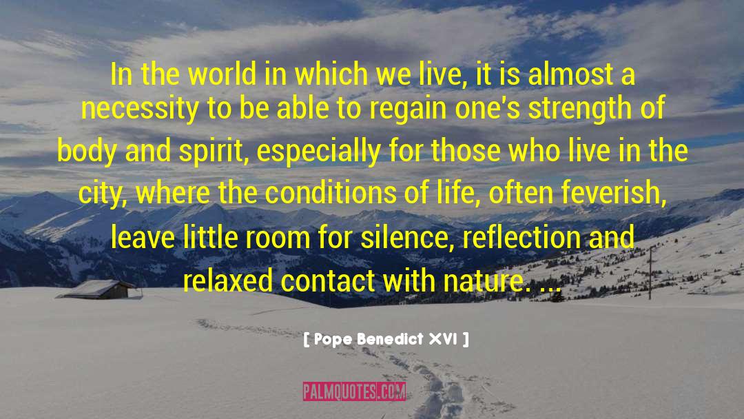 Looduskaamera quotes by Pope Benedict XVI