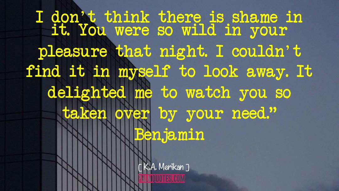 Look Away quotes by K.A. Merikan