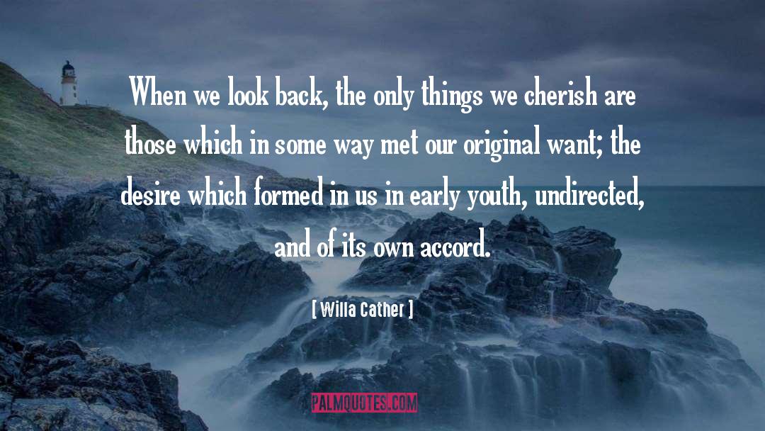 Look Back quotes by Willa Cather