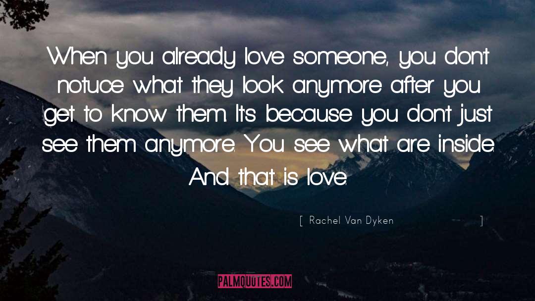 Look Beyond What You Look quotes by Rachel Van Dyken