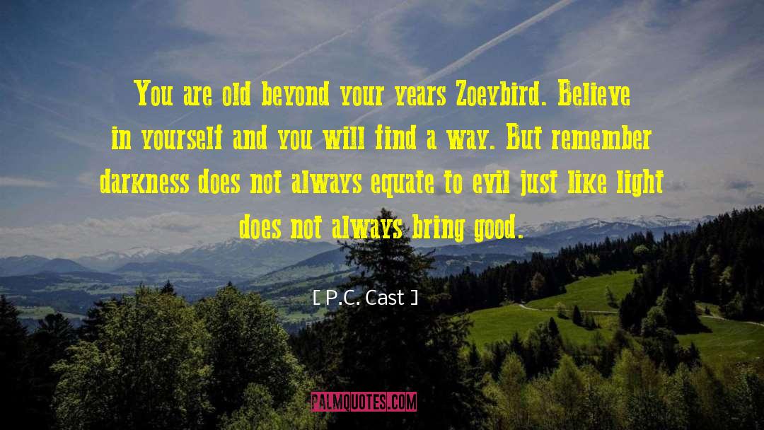 Look Beyond Yourself quotes by P.C. Cast