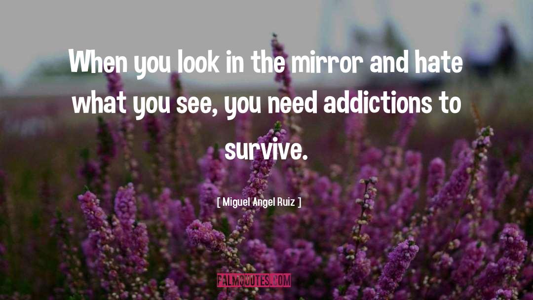 Look In The Mirror quotes by Miguel Angel Ruiz