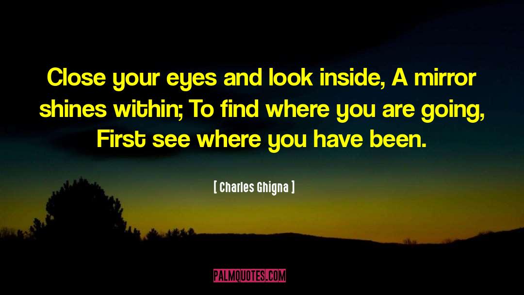 Look Inside quotes by Charles Ghigna