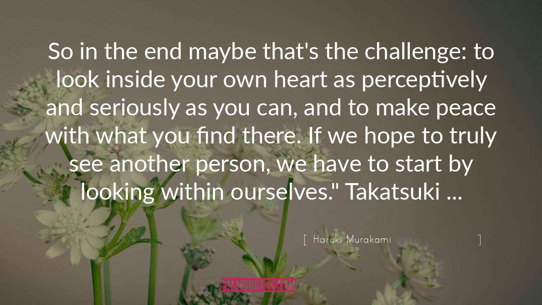 Look Inside quotes by Haruki Murakami