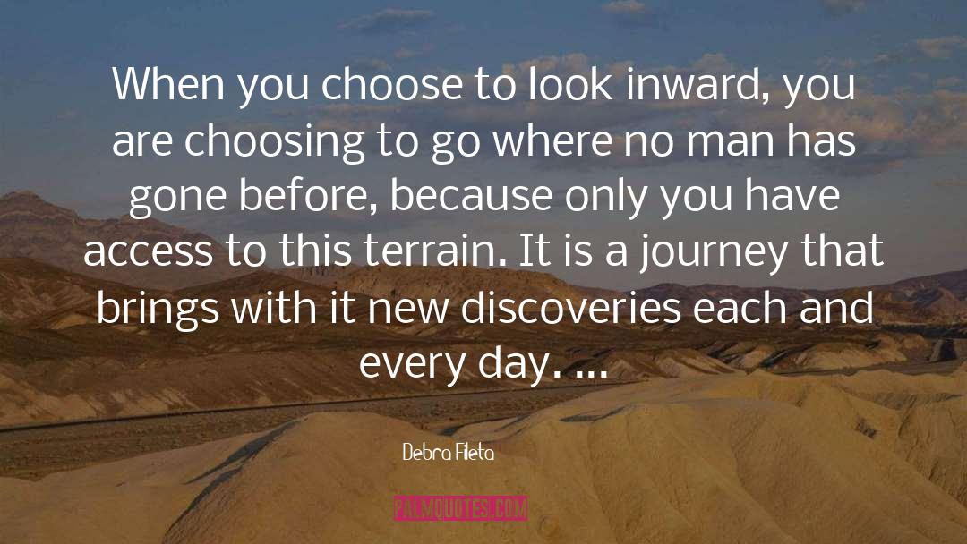 Look Inward quotes by Debra Fileta