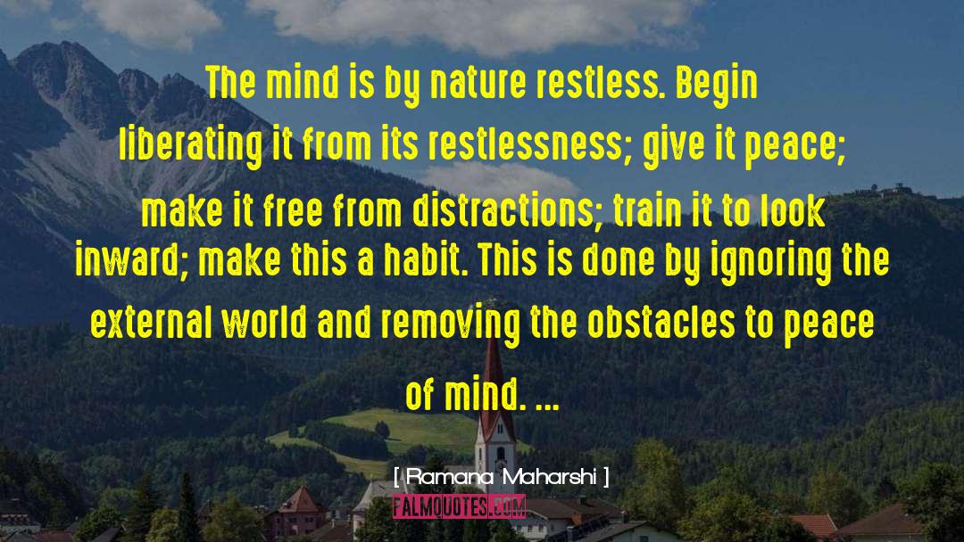 Look Inward quotes by Ramana Maharshi