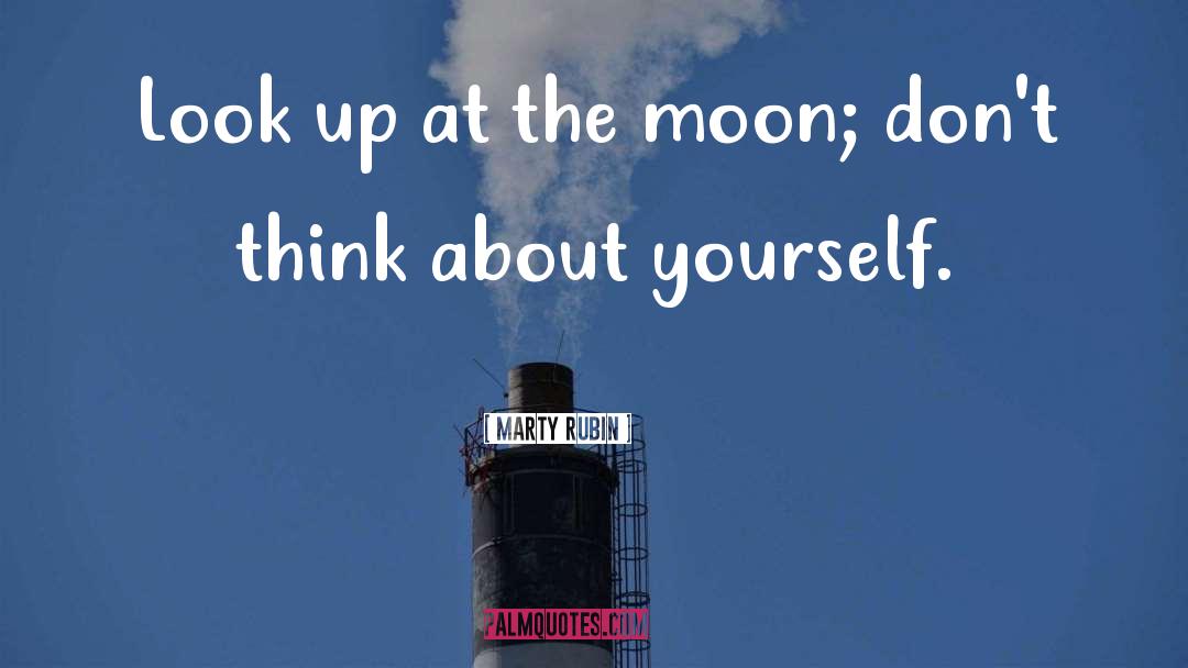 Look Up At The Moon quotes by Marty Rubin