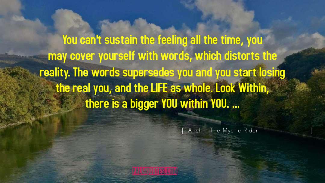 Look Within quotes by Ansh - The Mystic Rider