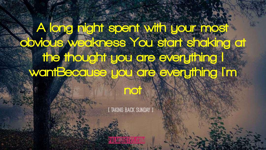 Looking At Night quotes by Taking Back Sunday