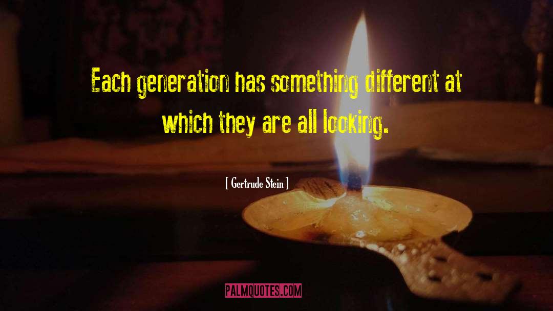 Looking Different quotes by Gertrude Stein