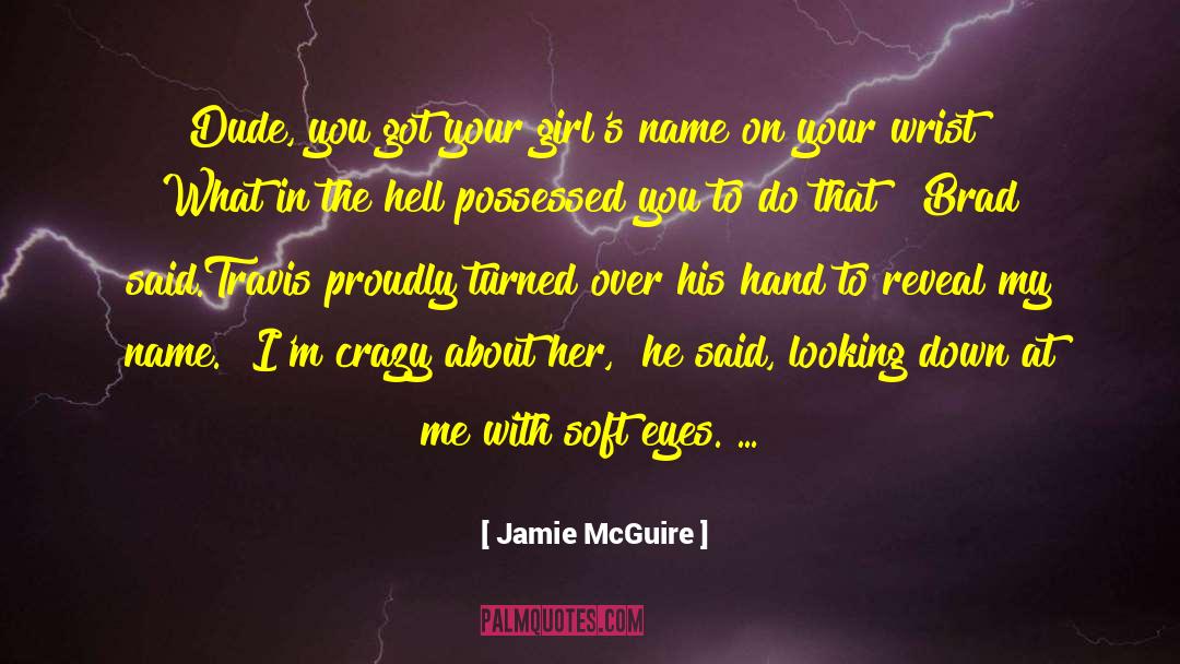 Looking Down quotes by Jamie McGuire