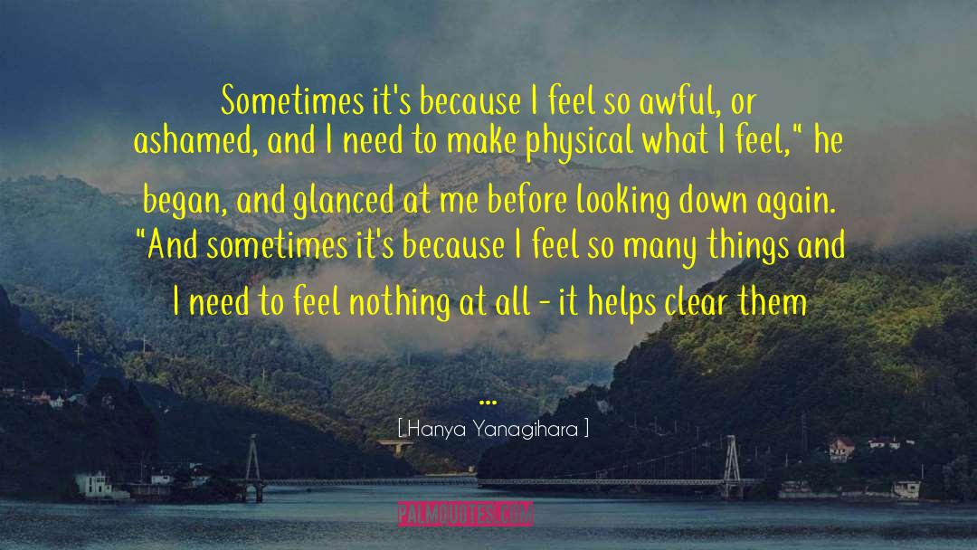 Looking Down quotes by Hanya Yanagihara