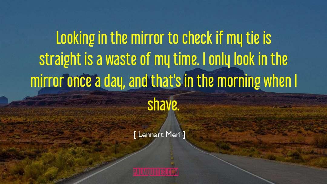 Looking In The Mirror quotes by Lennart Meri