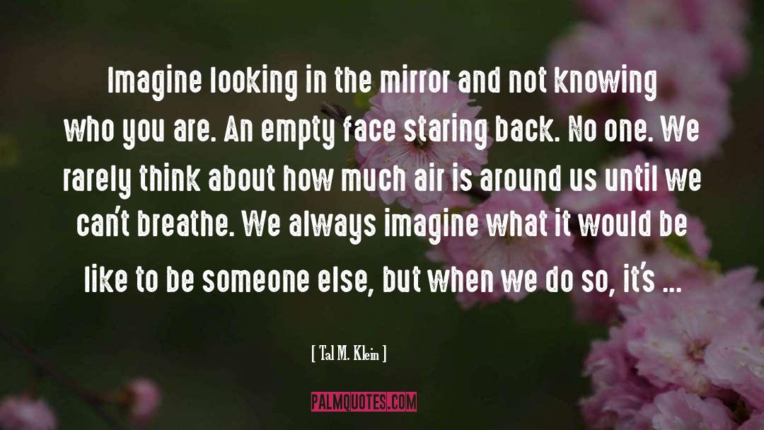 Looking In The Mirror quotes by Tal M. Klein