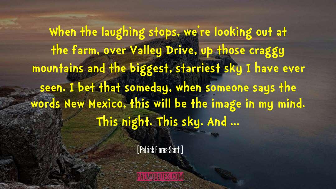 Looking Out quotes by Patrick Flores-Scott