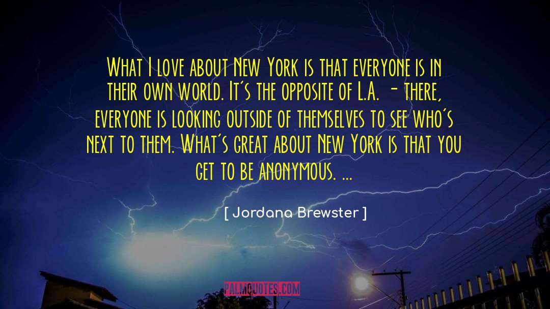 Looking Outside quotes by Jordana Brewster
