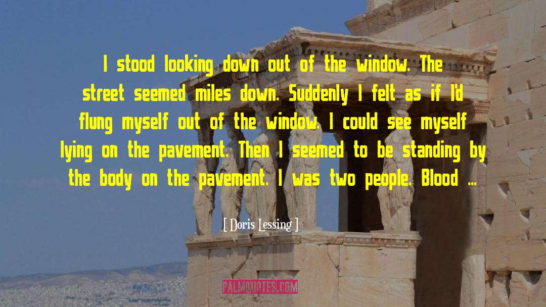 Looking Through Window Quote quotes by Doris Lessing
