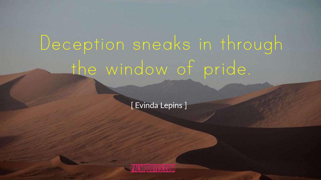 Looking Through Window Quote quotes by Evinda Lepins