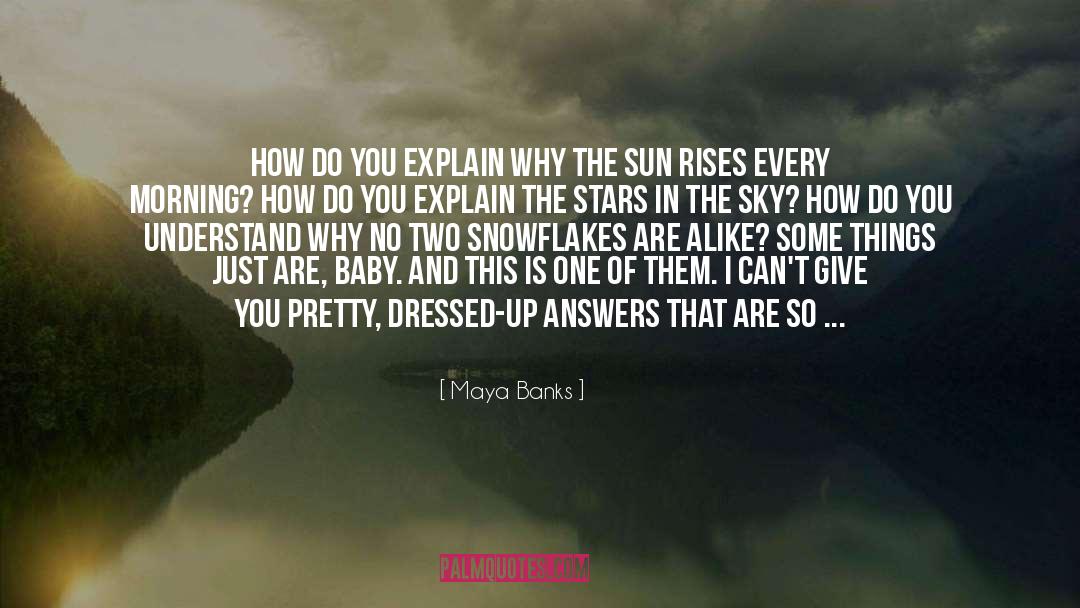 Looking Up To The Stars quotes by Maya Banks