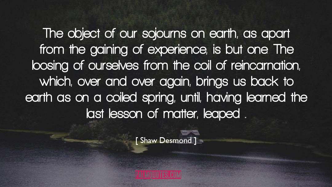 Loosing quotes by Shaw Desmond