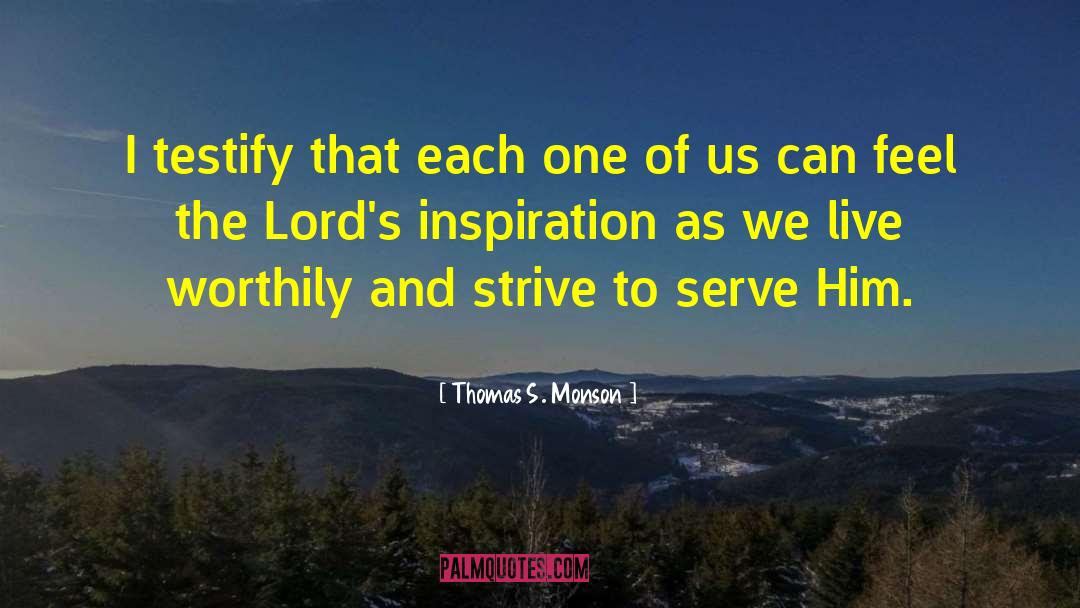 Lord Bill quotes by Thomas S. Monson