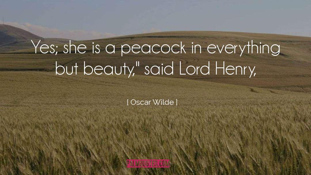 Lord Henry quotes by Oscar Wilde