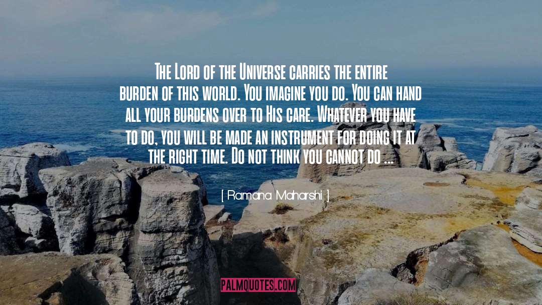 Lord Ruin quotes by Ramana Maharshi