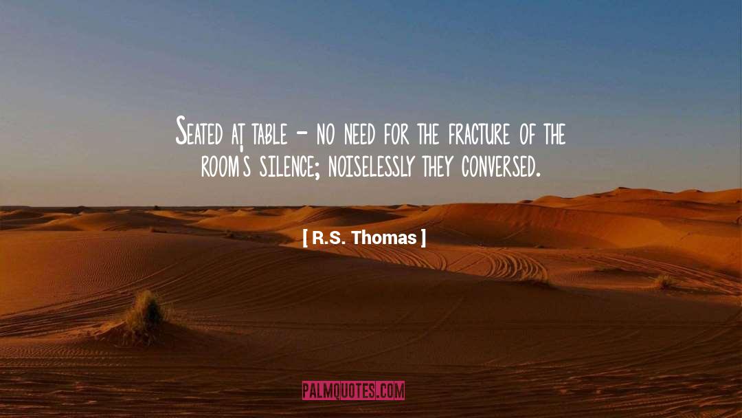 Lord S Table quotes by R.S. Thomas