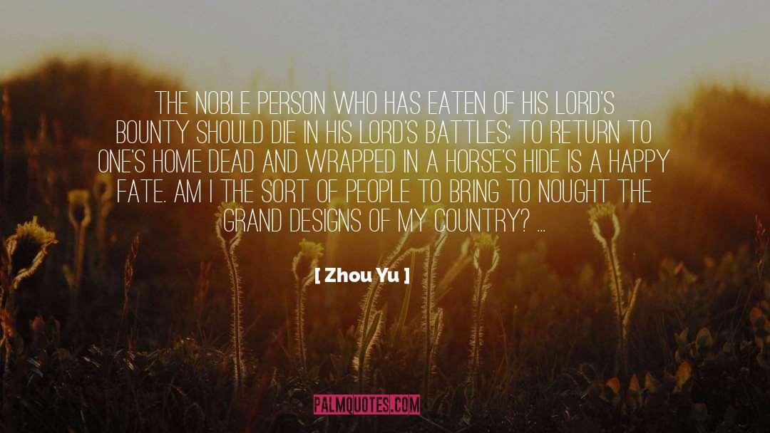Lord Shuden quotes by Zhou Yu