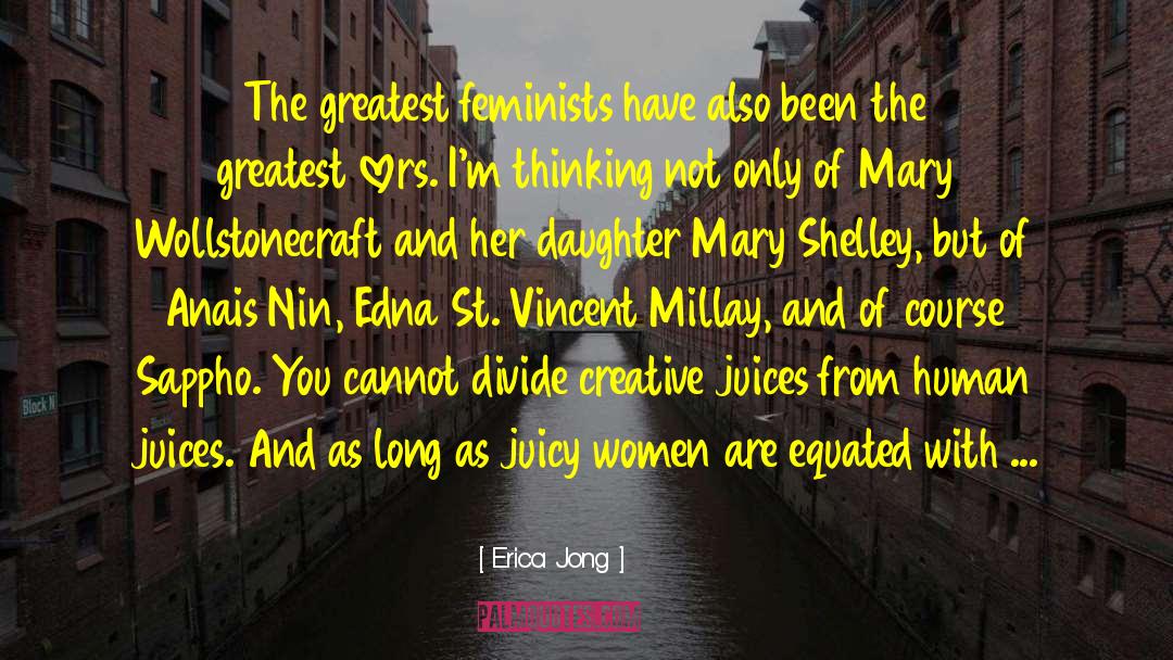 Lord St Vincent quotes by Erica Jong
