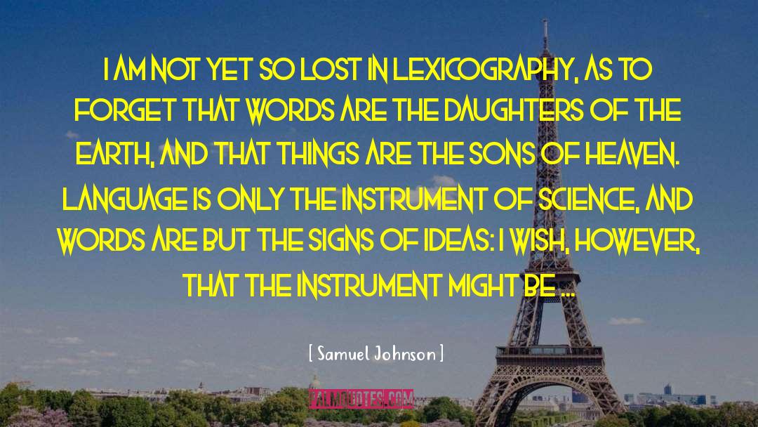 Lords Words quotes by Samuel Johnson
