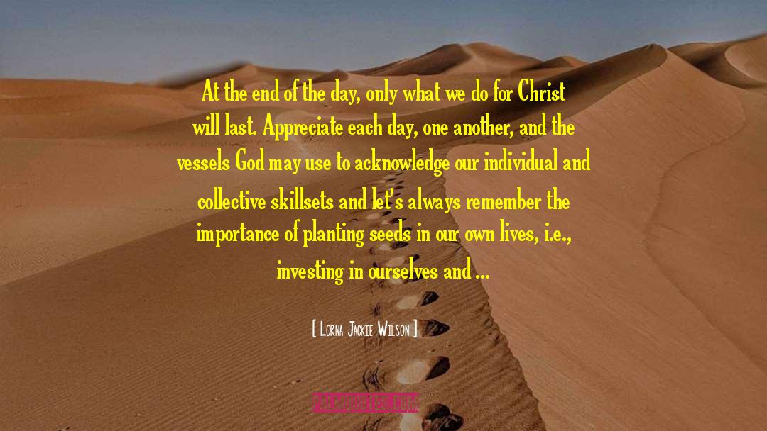 Lordship Of Christ quotes by Lorna Jackie Wilson