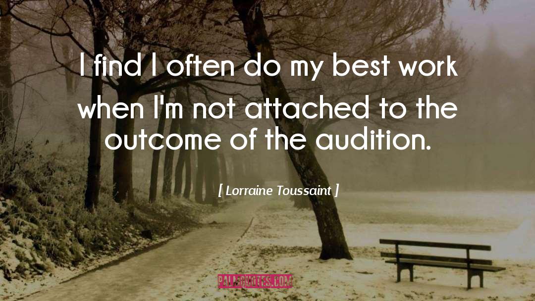 Lorraine quotes by Lorraine Toussaint