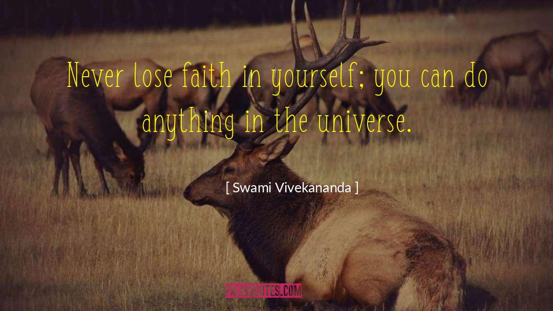 Lose Faith quotes by Swami Vivekananda
