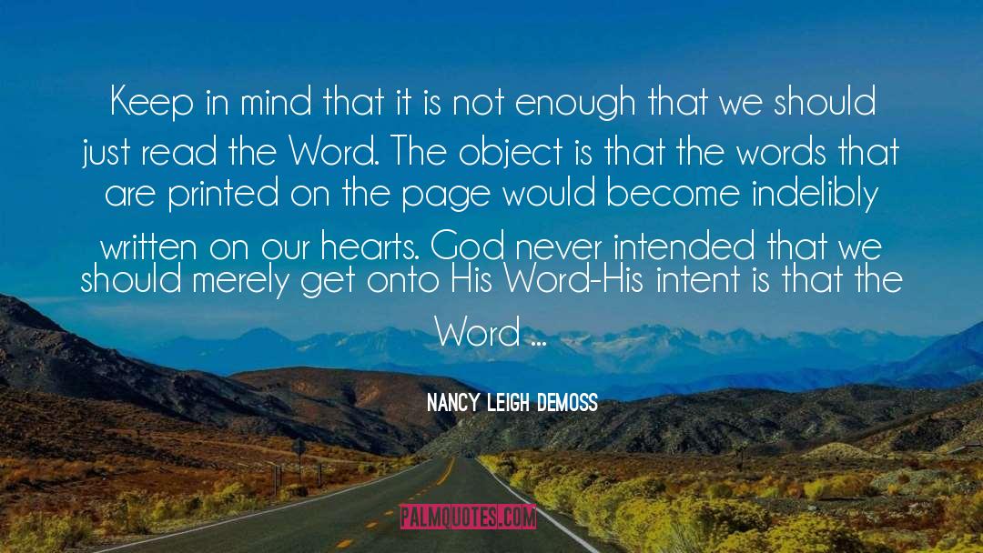 Lose Our Hearts quotes by Nancy Leigh DeMoss