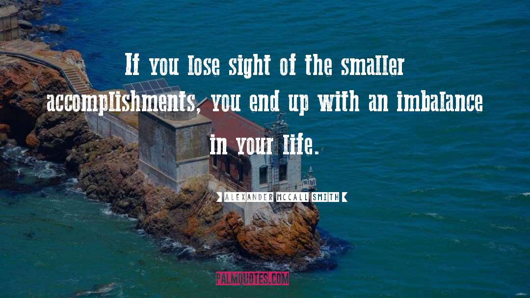 Lose Sight Of Shore Quote quotes by Alexander McCall Smith