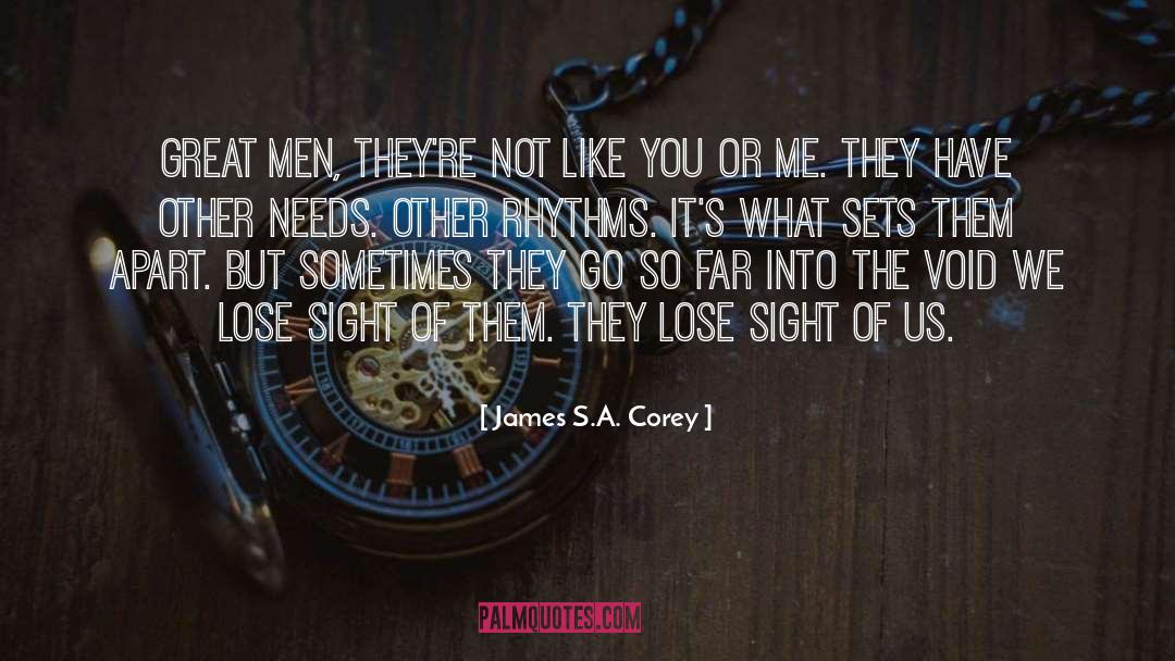 Lose Sight Of Shore Quote quotes by James S.A. Corey