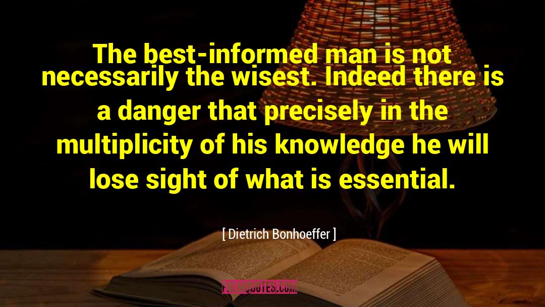 Lose Sight Of Shore Quote quotes by Dietrich Bonhoeffer