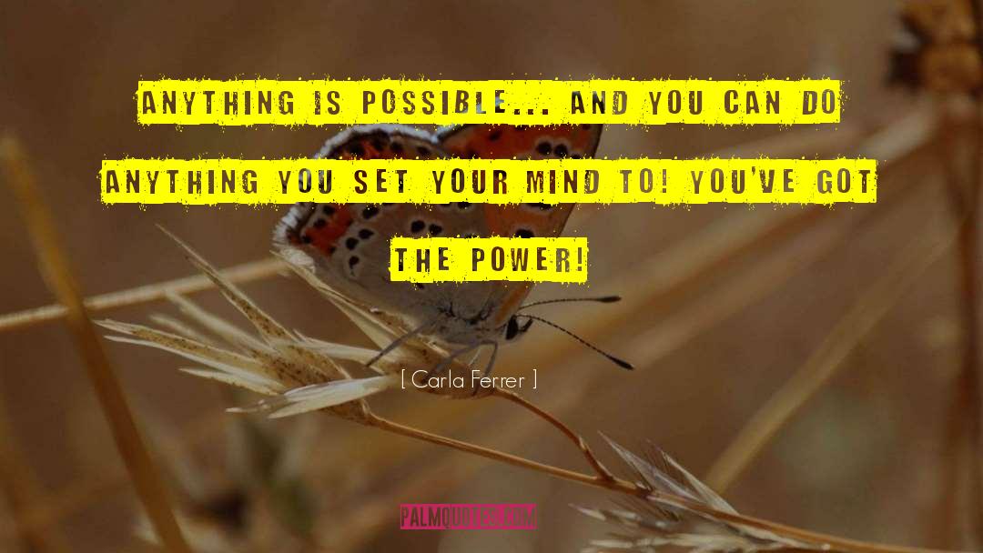 Lose Your Power quotes by Carla Ferrer