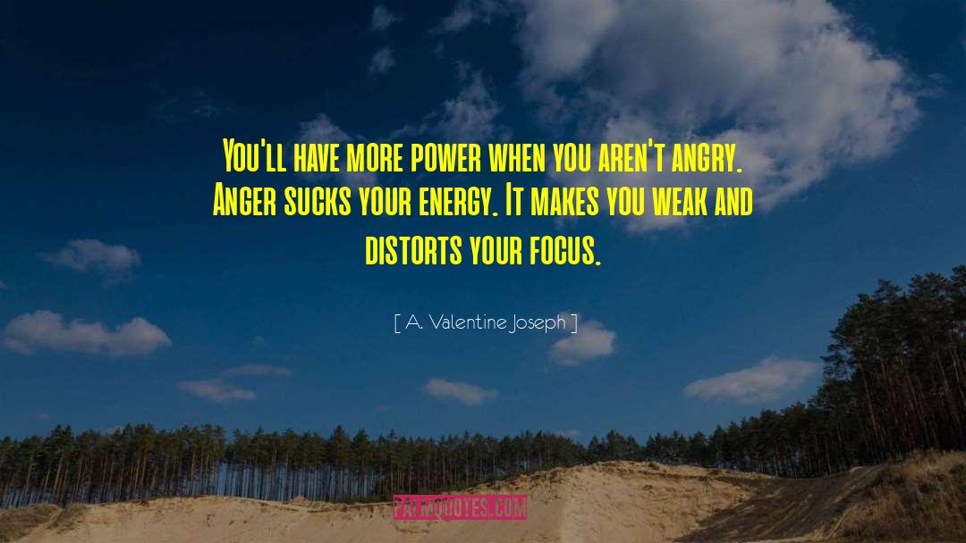 Lose Your Power quotes by A. Valentine Joseph
