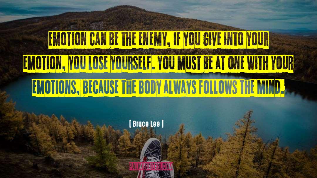 Lose Yourself quotes by Bruce Lee