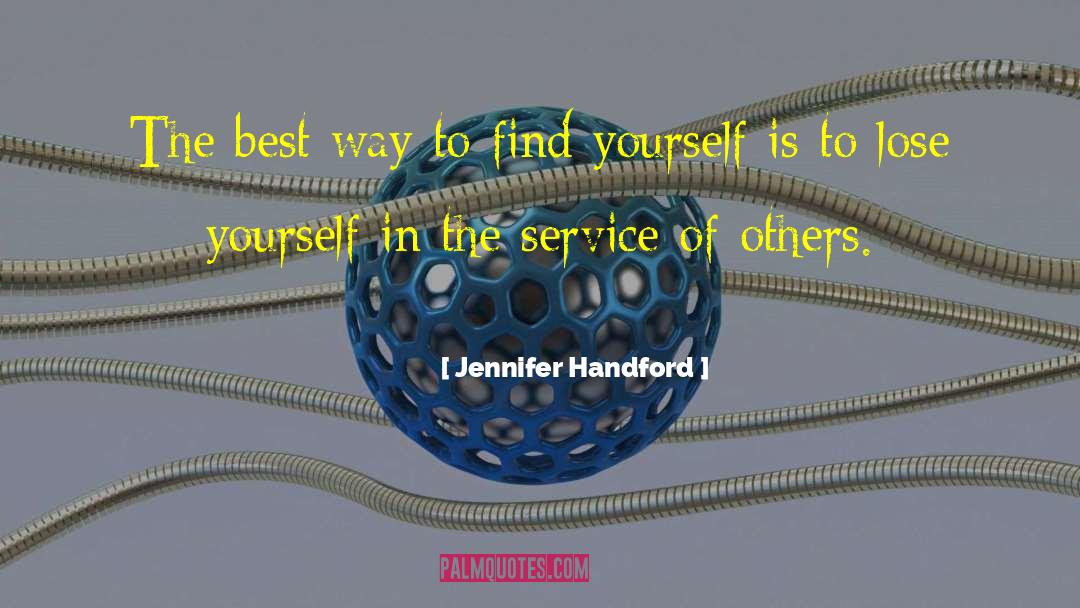 Lose Yourself quotes by Jennifer Handford