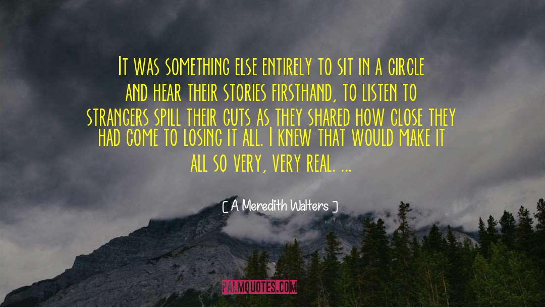 Losing A Close Friendship quotes by A Meredith Walters
