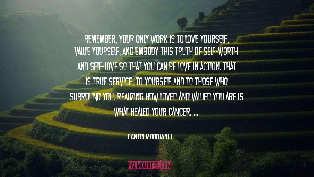 Losing A Loved One To Cancer quotes by Anita Moorjani