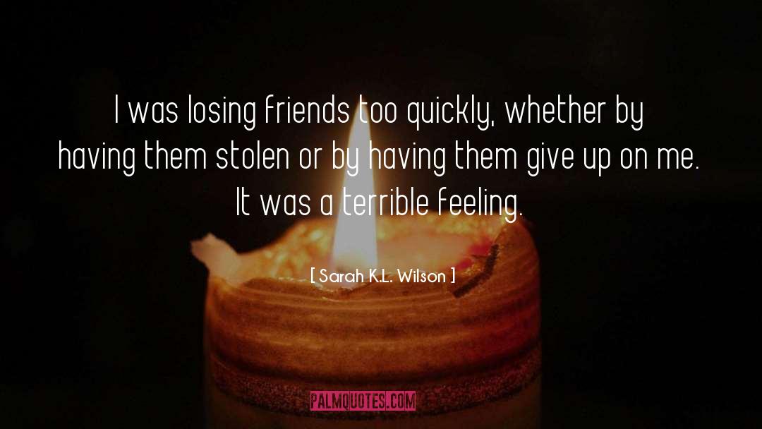 Losing A Parent quotes by Sarah K.L. Wilson