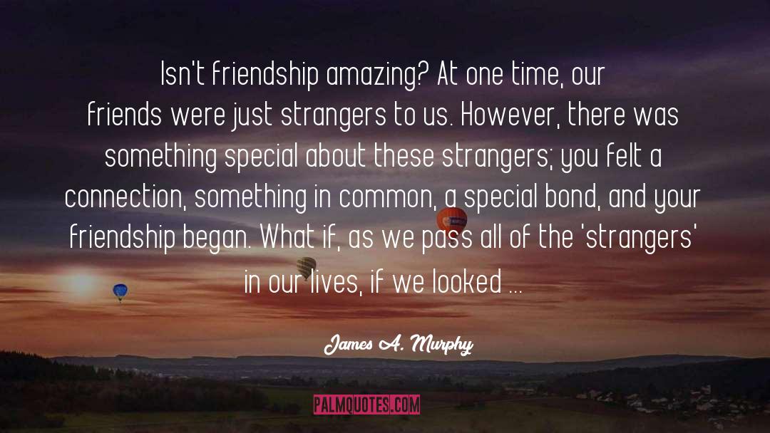 Losing A Special Friend quotes by James A. Murphy