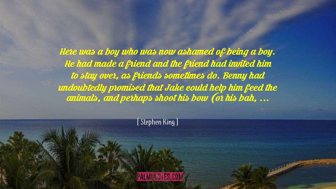 Losing A Special Friend quotes by Stephen King